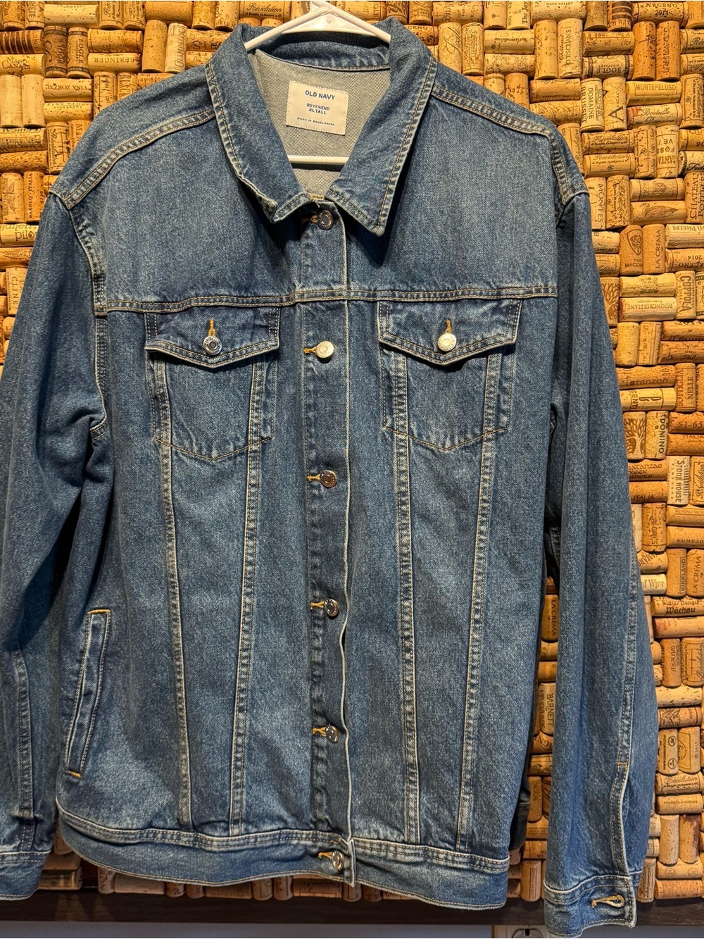Old Navy Light Blue Boyfriend Denim Jacket